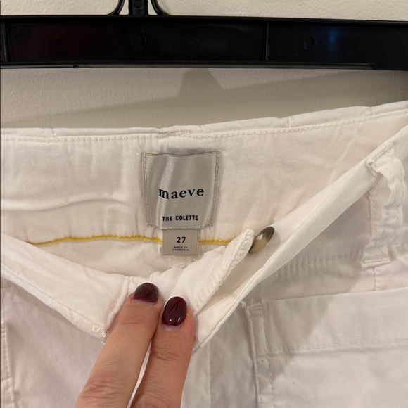 Maeve Cream Wide Leg Pants the Collette - Picture 3 of 3